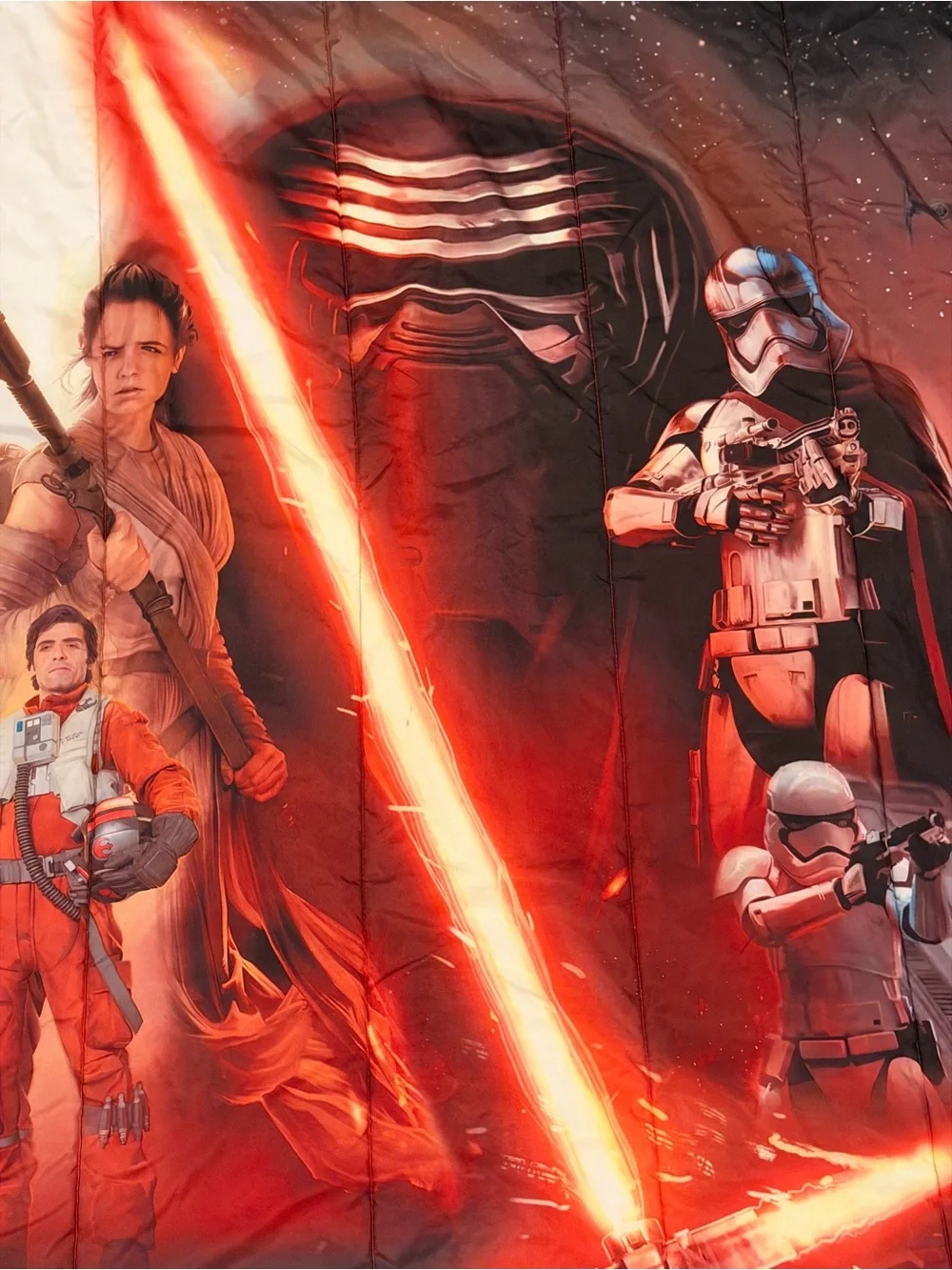 Star Wars The Force Awakens Black & Red Comforter